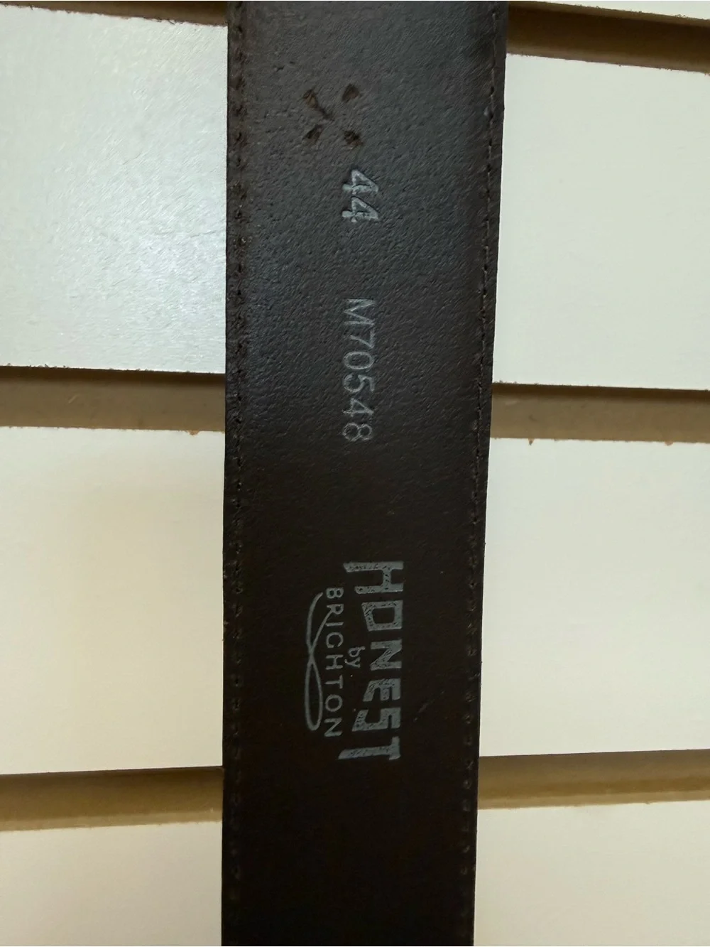 Brighton leather belt